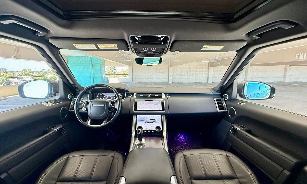 Prime Car Rentals Range Rover Sport HSE interior